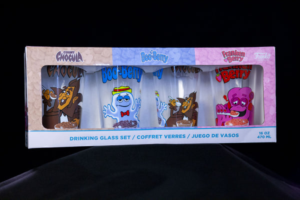 Cereal Monster Pint Glass Set (4 Glasses) - General Mills Cereal Monsters by Funko & Loungefly